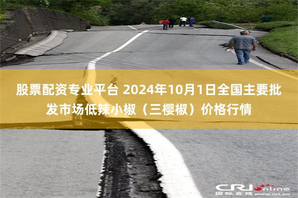 股票配资专业平台 2024年10月1日全国主要批发市场低辣小椒（三樱椒）价格行情