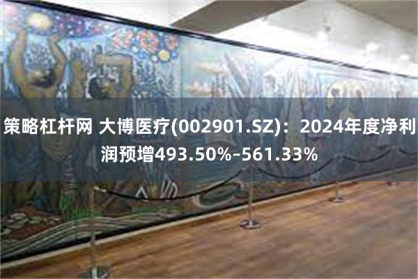 策略杠杆网 大博医疗(002901.SZ)：2024年度净利润预增493.50%–561.33%