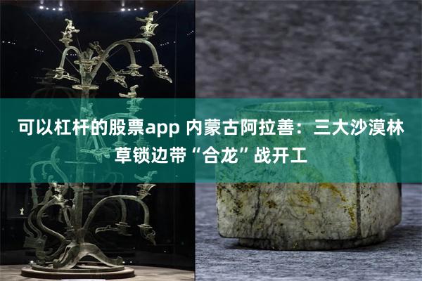 可以杠杆的股票app 内蒙古阿拉善：三大沙漠林草锁边带“合龙”战开工